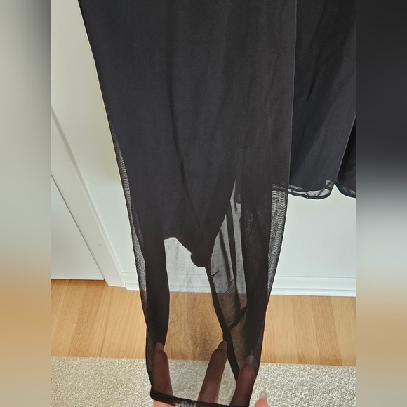 MSK Wide-Leg Mesh-Overlay Pants NWT - Picture 3 of 11